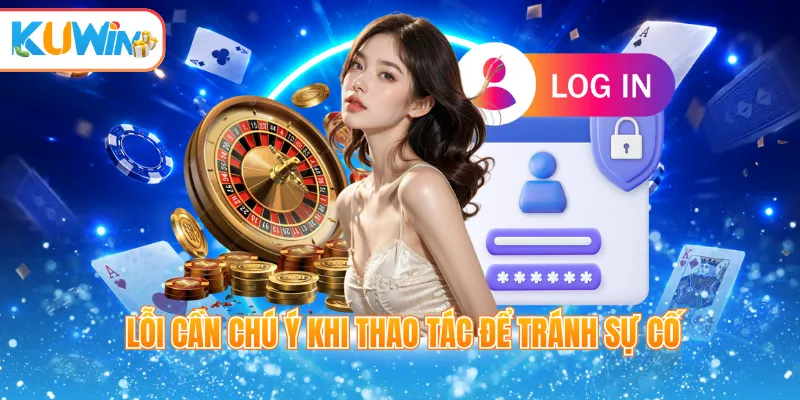 Lỗi cần chú ý khi thao tác để tránh sự cố